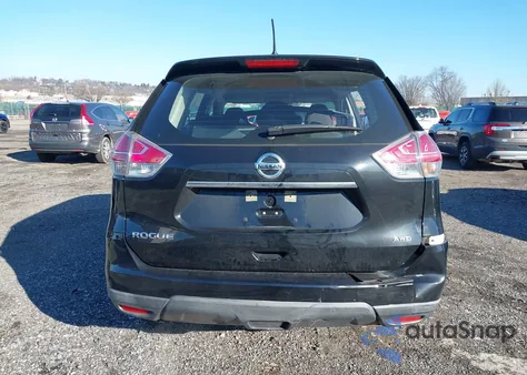 2016 Nissan Rogue S from USA, damaged, VIN KNMAT2MV9GP709301